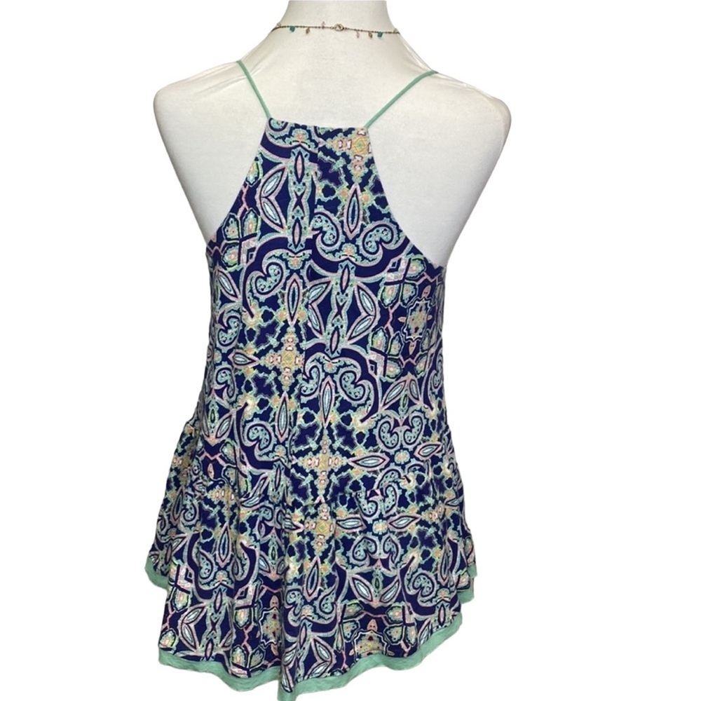 Anthropologie Meadow Rue Ruffled Hem Blouse - Picture 5 of 7